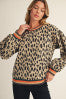 Jodifl Oatmeal Leopard Sweater