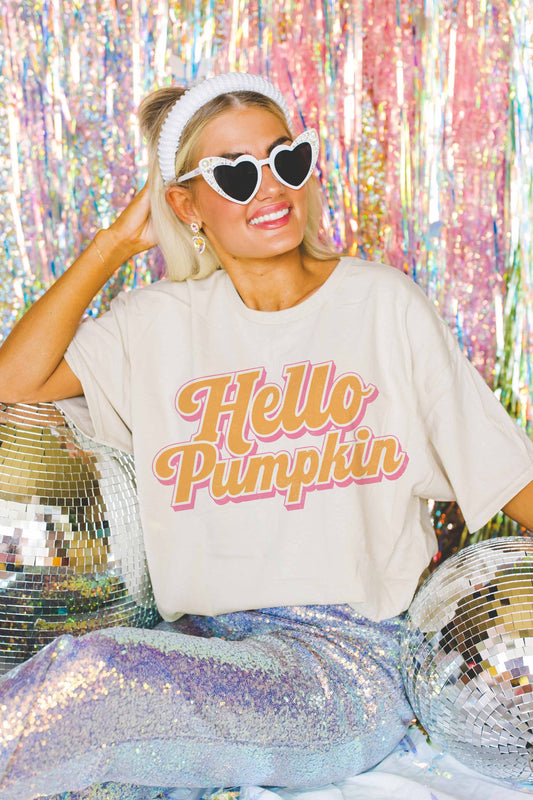 Hello Pumpkin T Shirt Ivory