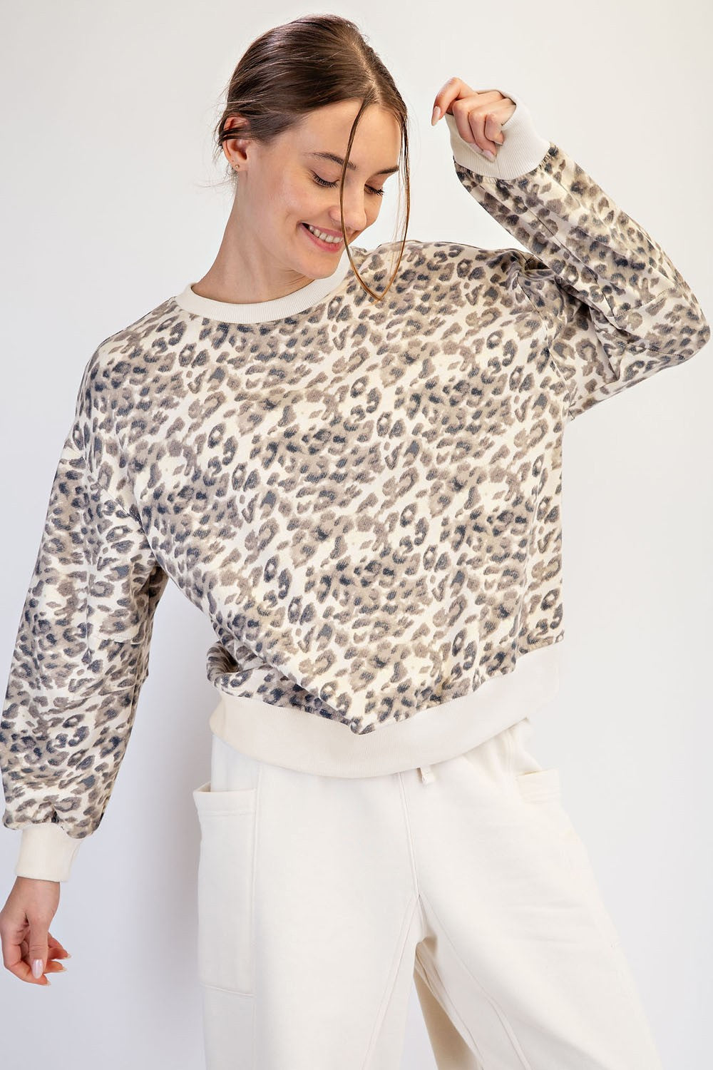 Rae Mode Brown Animal Print Set (T0155) (P6496)