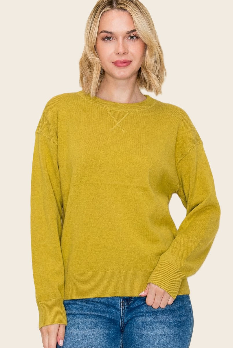 Staccato Mustard Sweater (55371A)