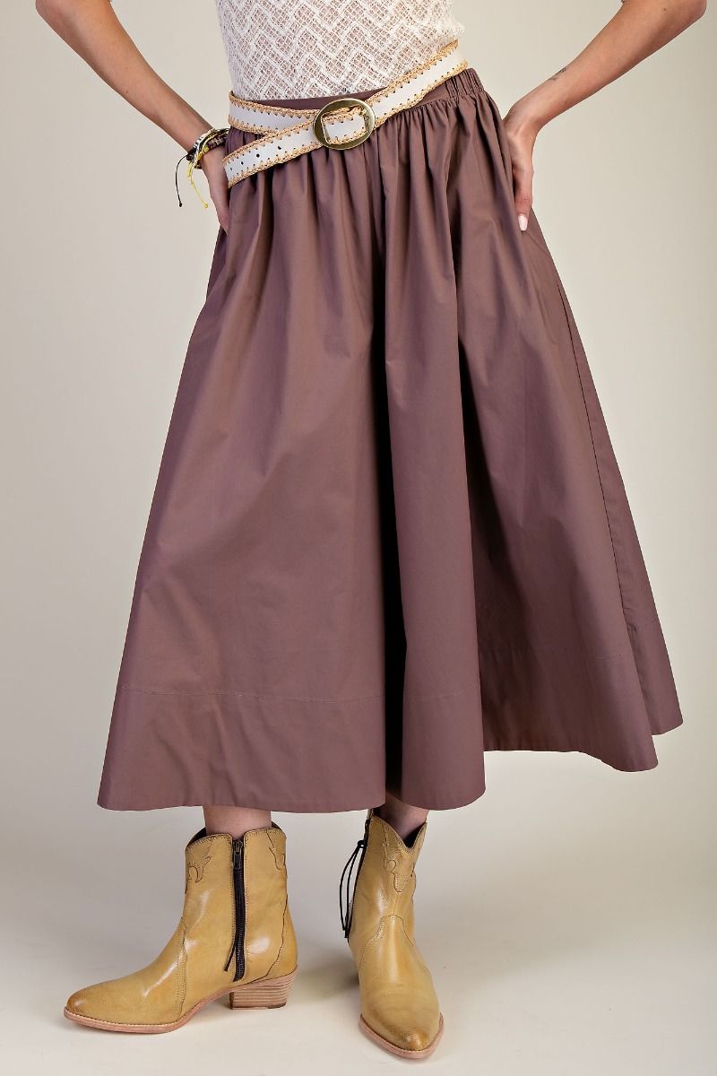 Easel Mocha Skirt (EB57795)
