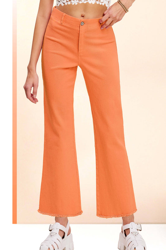 La Miel Stretchy High Waisted Flare Pants