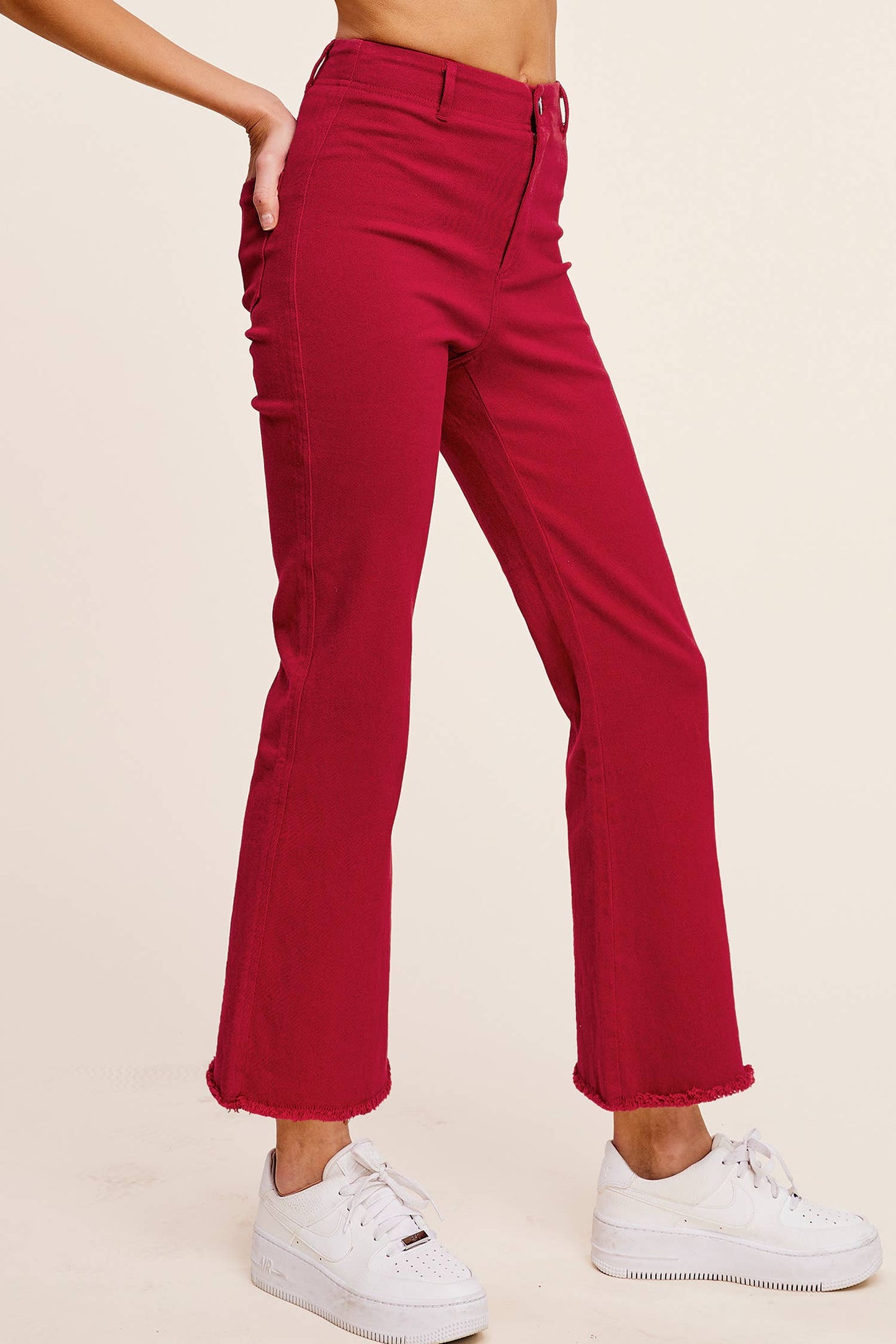 La Miel Stretchy High Waisted Flare Pants