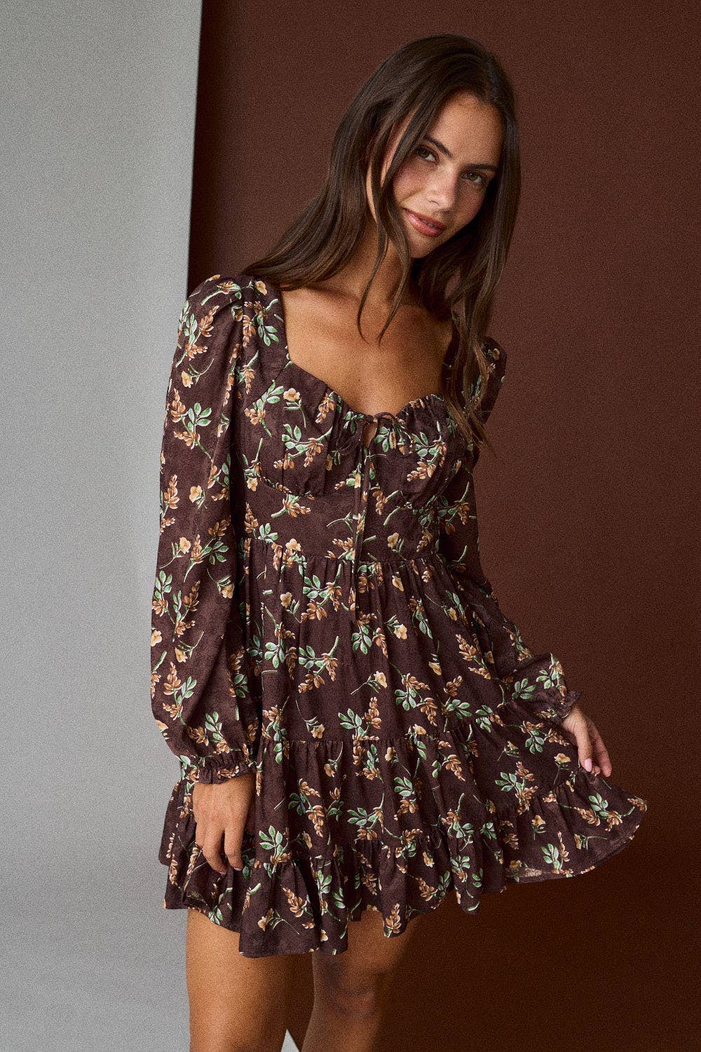 Papermoon FLORAL MINI DRESS