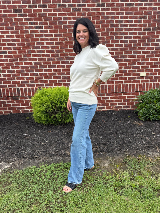 Umgee Cream Sweater