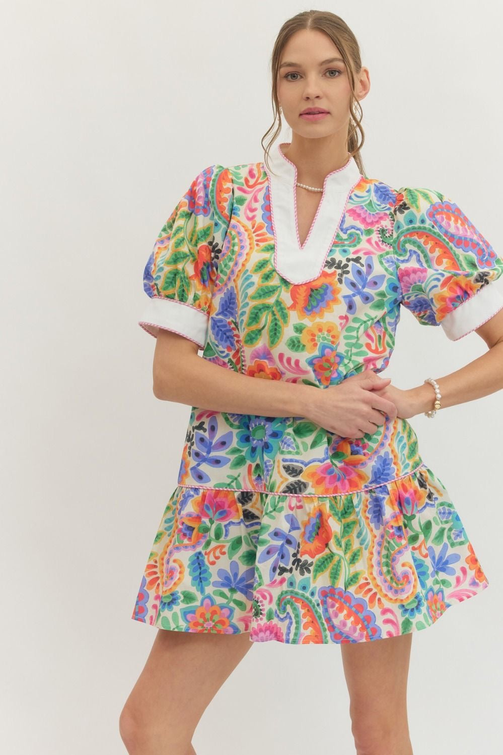 Entro Paisley Dress