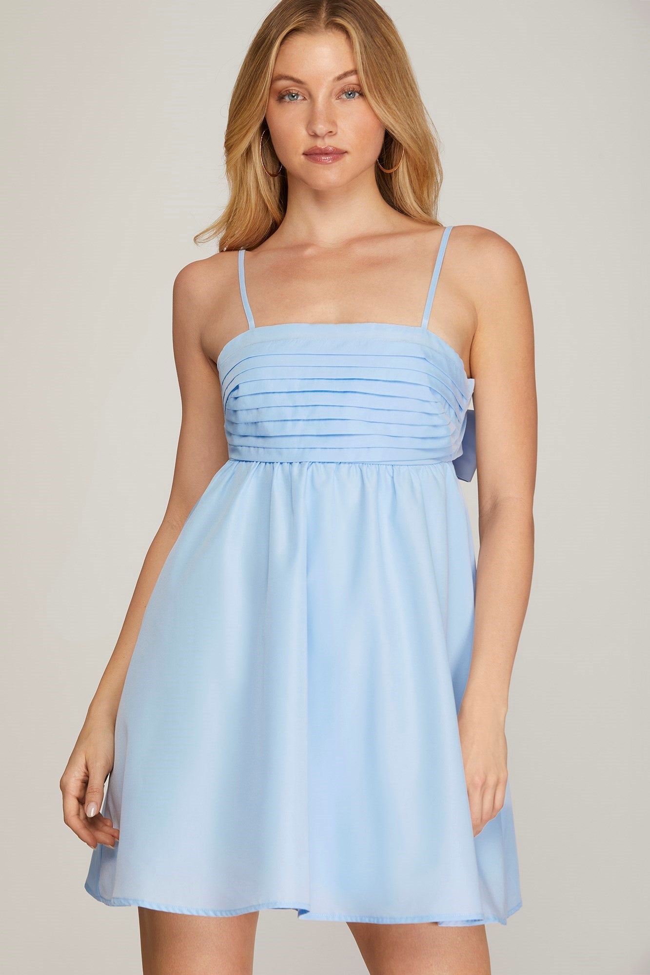 She + Sky Dress Tie Detail Dress