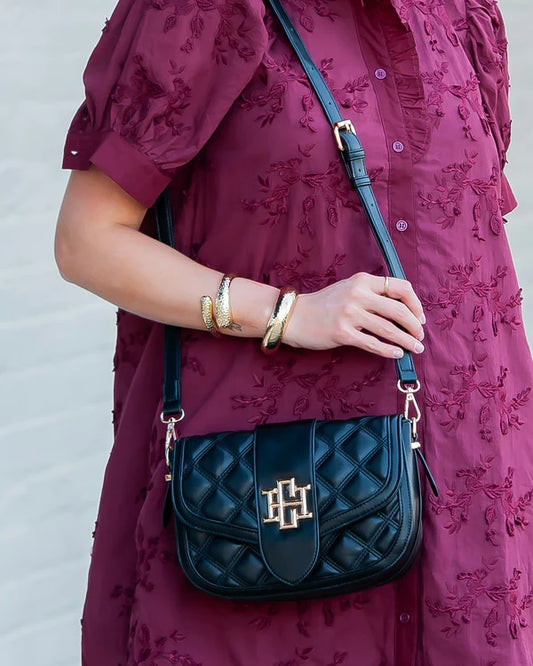 Caroline Hill Griffin Black Crossbody