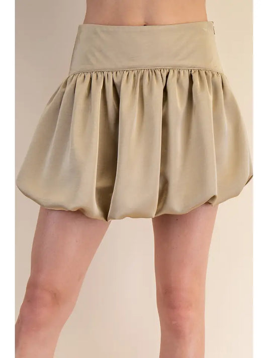 Glam Bubble High Waisted Skirt