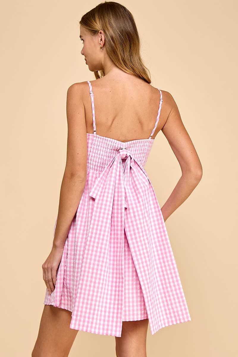 TCEC Fit and Flare Fitted Shirred Bodice Dress