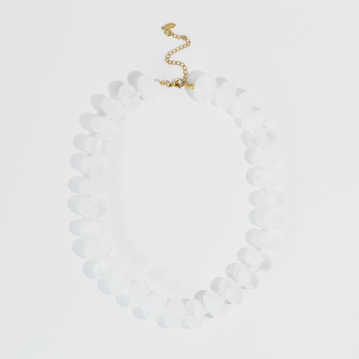 Sugar Bead White Necklace