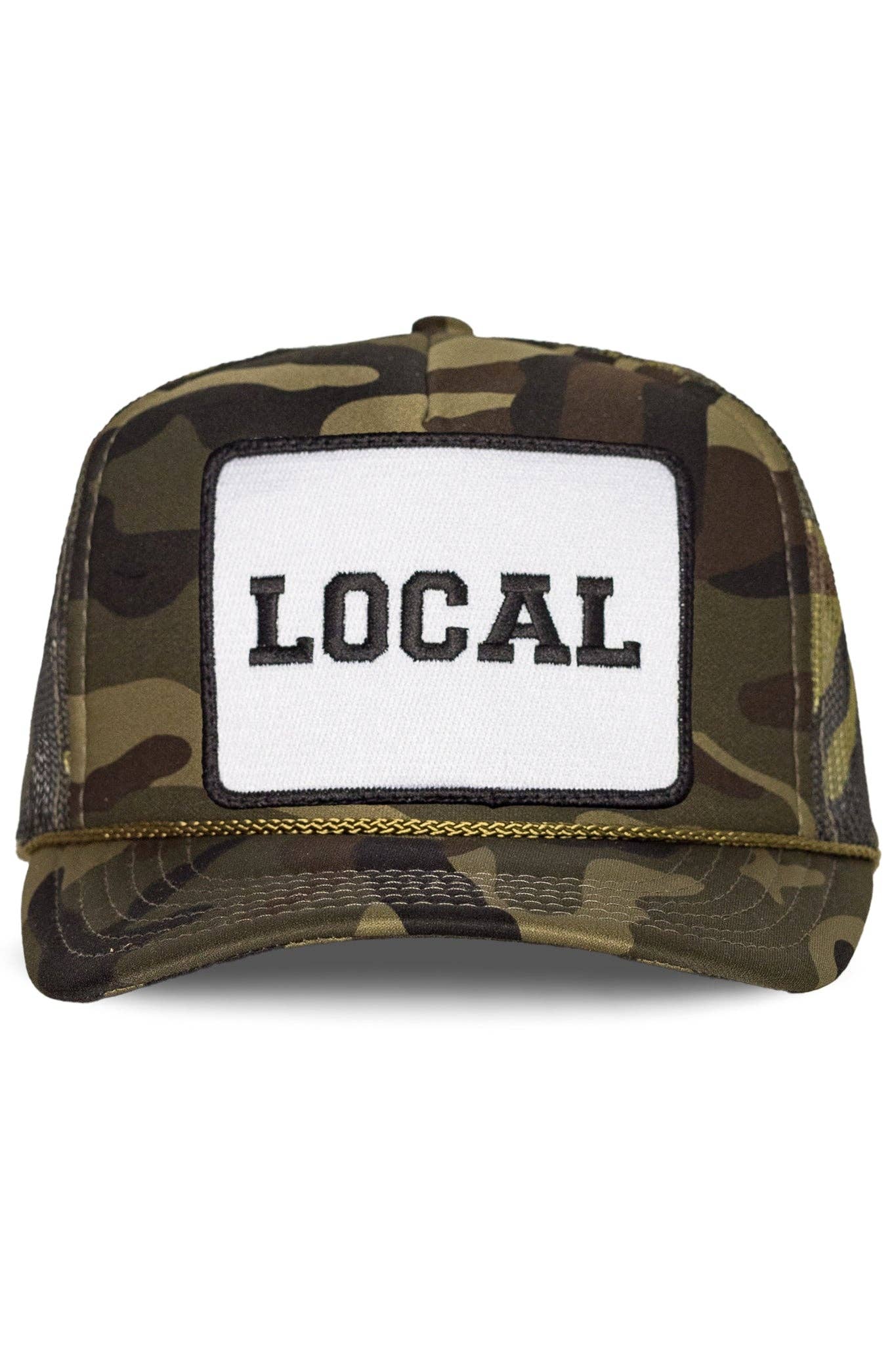 Friday Feelin' Camo Local Trucker Hat