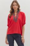 Entro Christmas Plaid Shirt