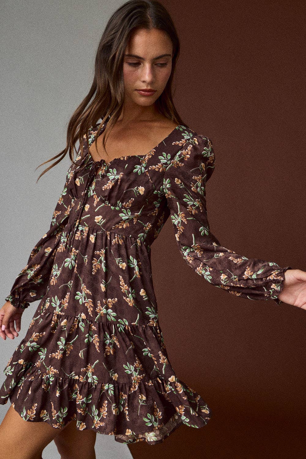 Papermoon FLORAL MINI DRESS