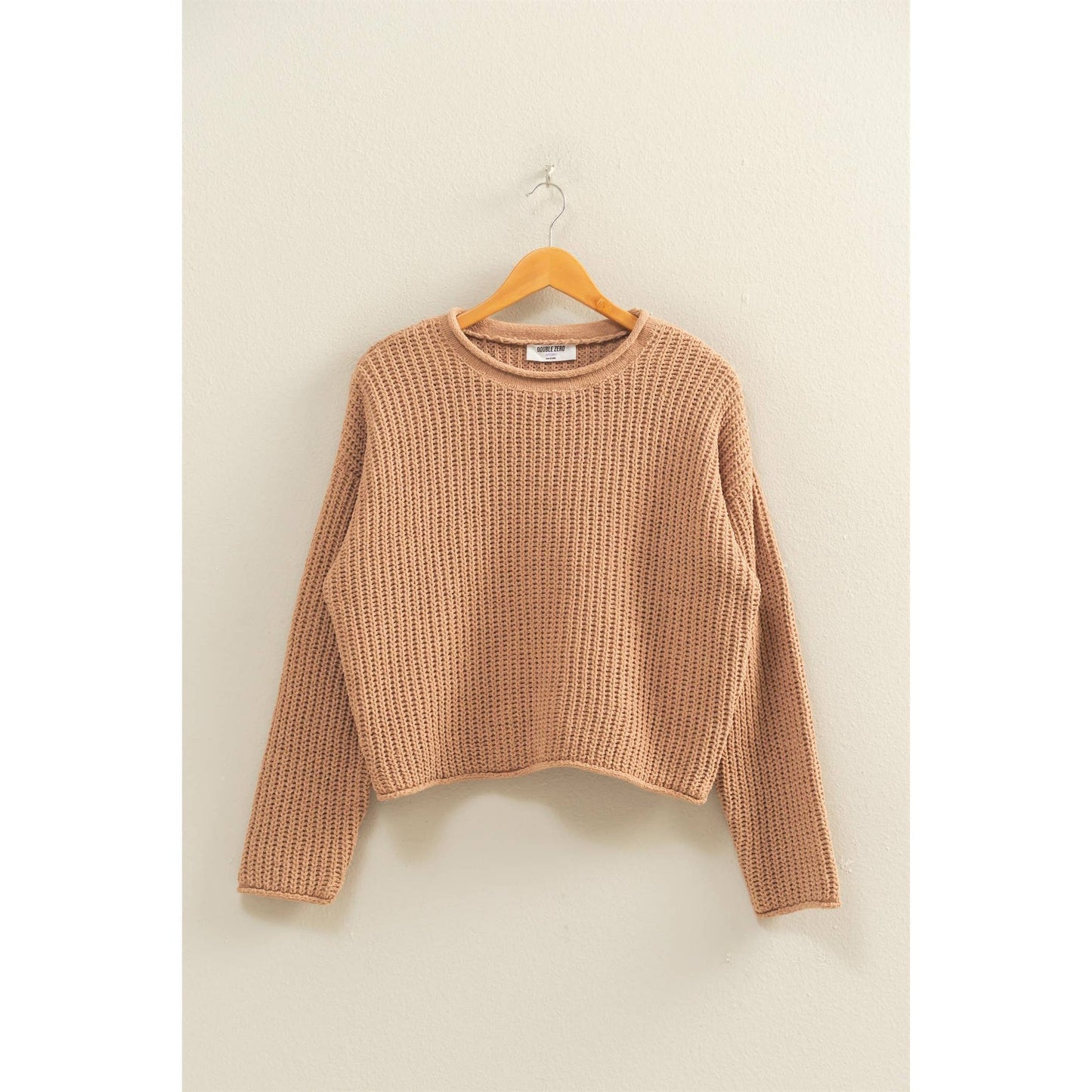 Rolled Edge Sweater