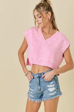 Pink Sweater Vest Day + Moon