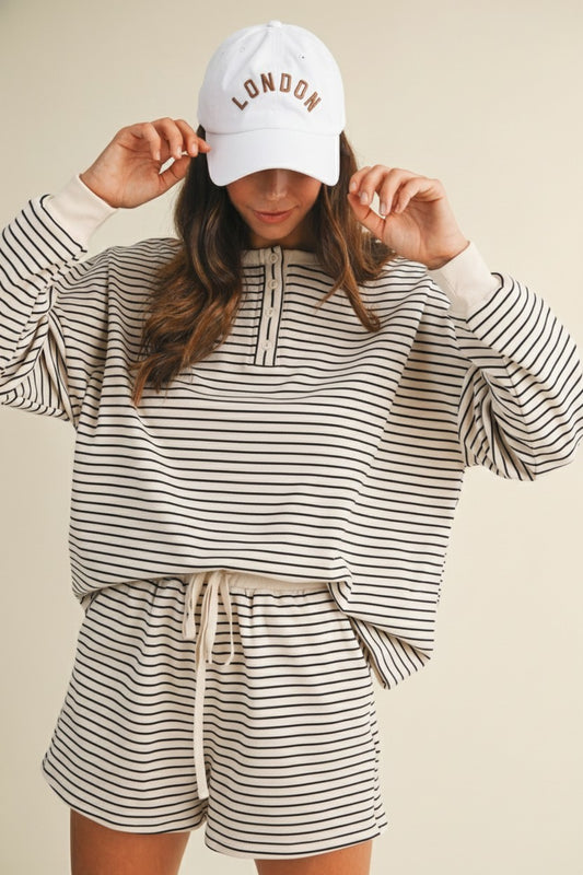 Anniewear Stripped Two Piece Scuba Set
