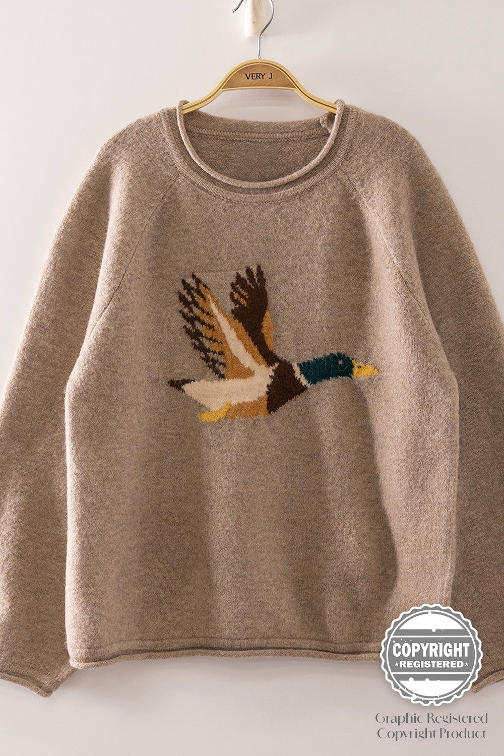 Very J Mocha Mallard Sweater (12W3779N)