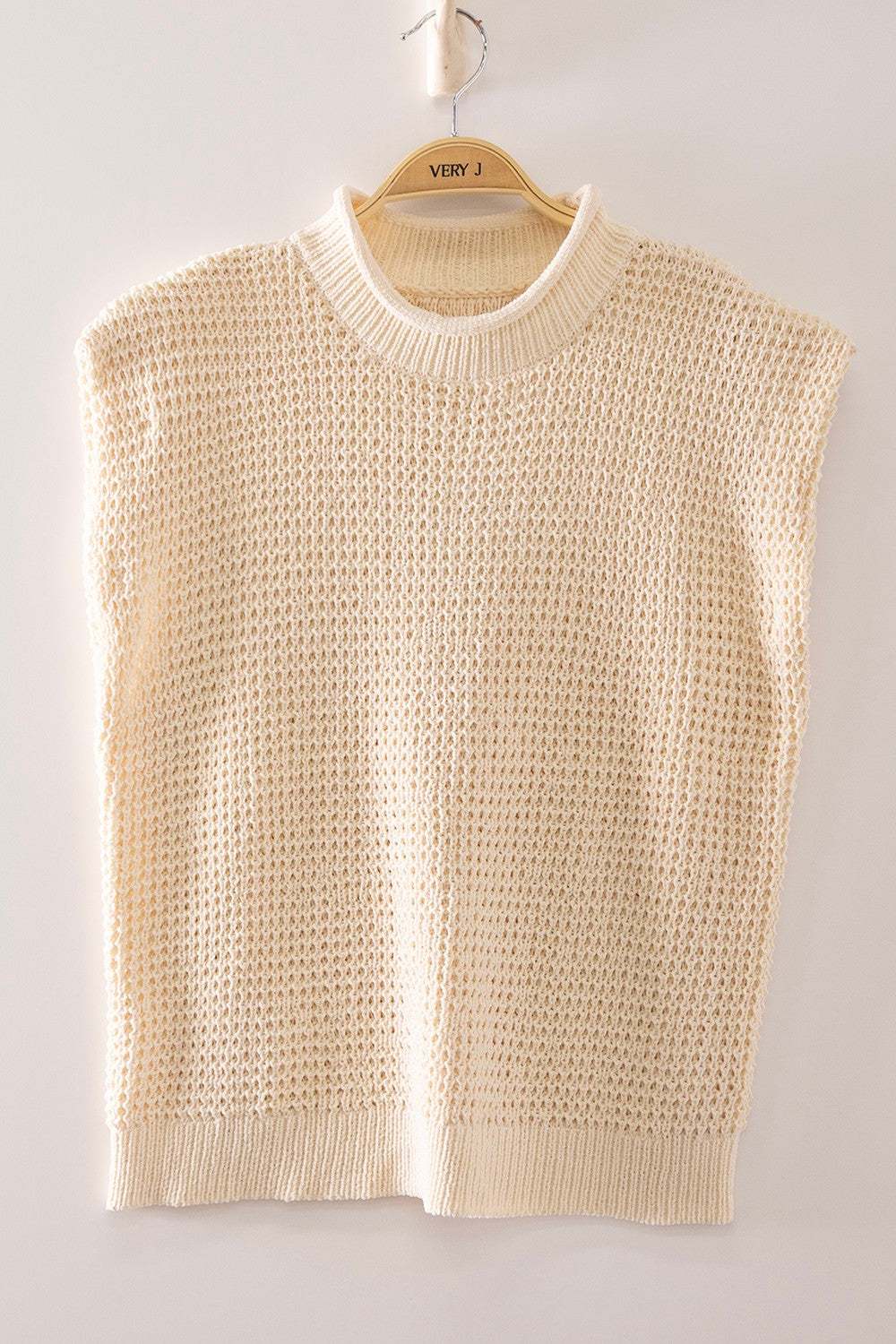 Very J Cream Vest (12W3848N)