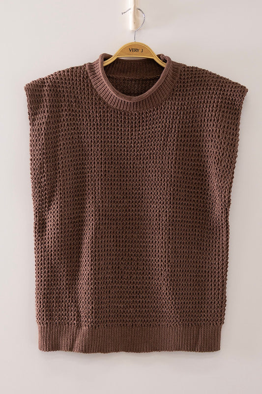 Very J Chocolate Vest (12W3848N)