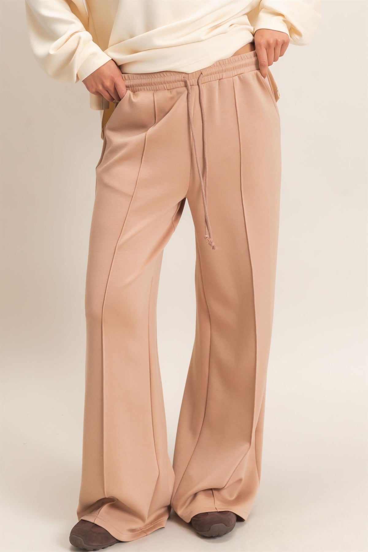 HYFVE Dark Taupe Top & Lounge Pant Set (DZ26C965) (DZ26E384)