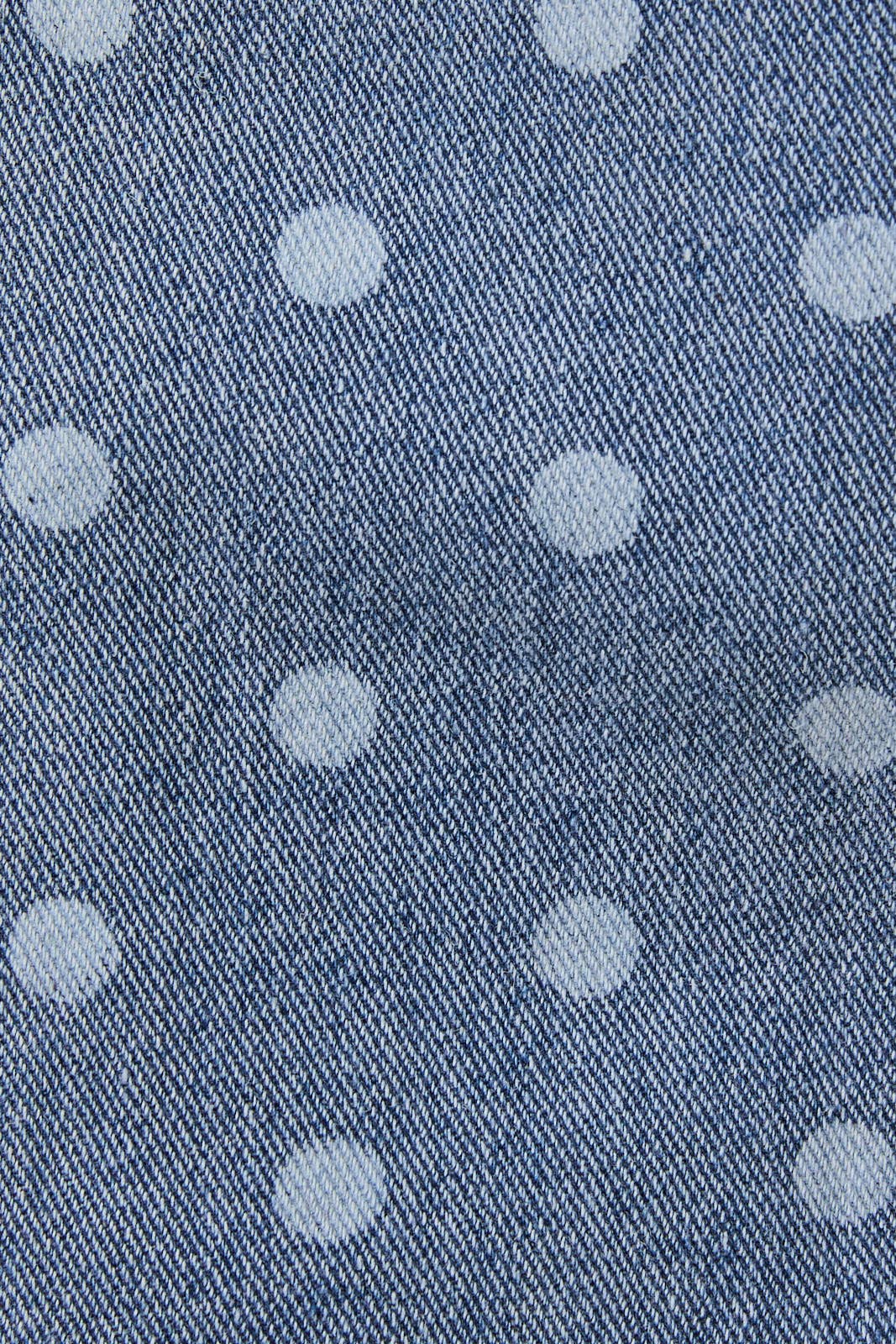 Sunday Edition Polka Dot Denim Shorts