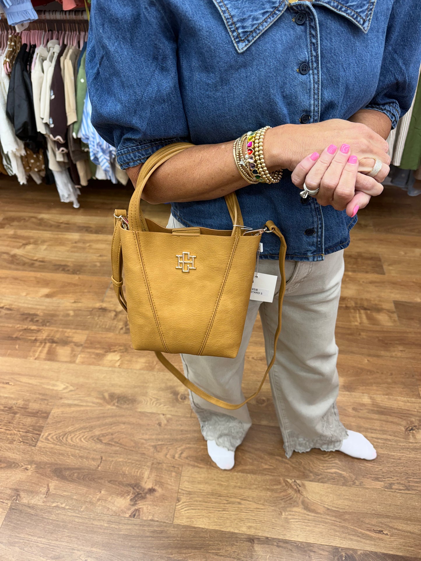 Caroline Hill Small Bucket Bag
