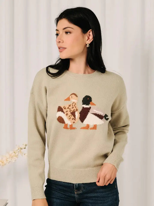 Sunday Edition Dusty Green Mallard Sweatshirt