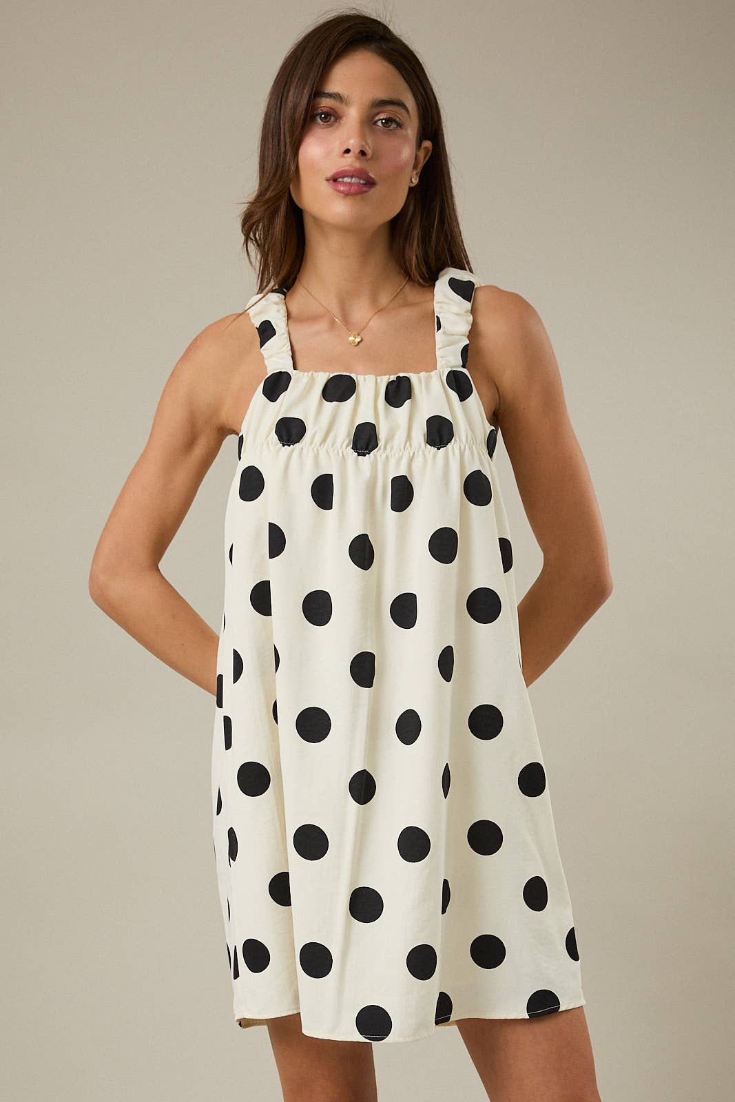 Sunday Edition Polka Dot Mini Dress