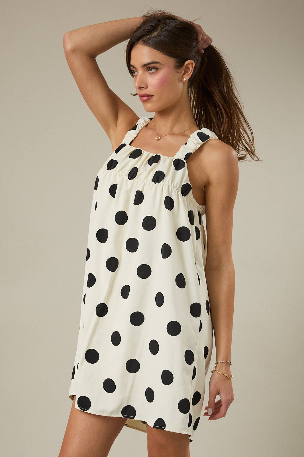 Sunday Edition Polka Dot Mini Dress