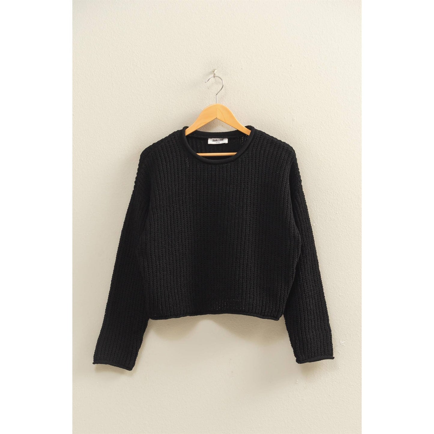 Rolled Edge Sweater