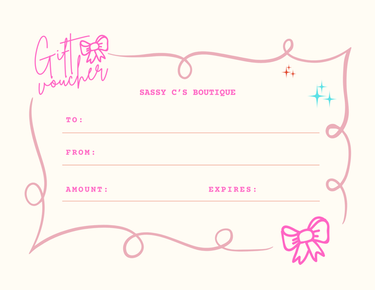 Sassy C's Gift Card