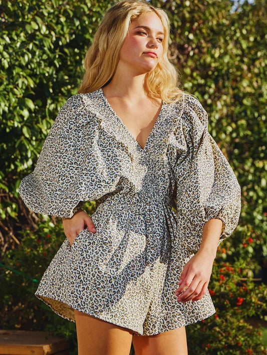 Bucketlist Leopard Romper