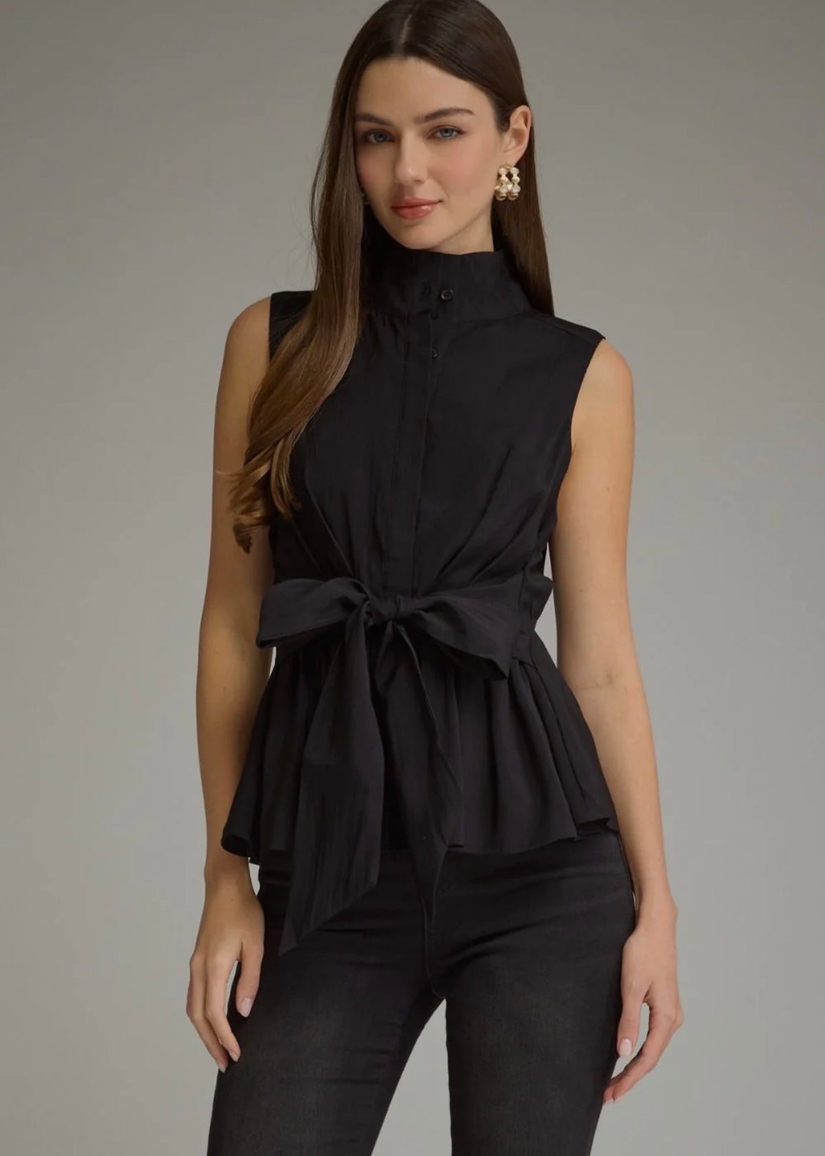 Entro Black Tie Front Top (T33084)