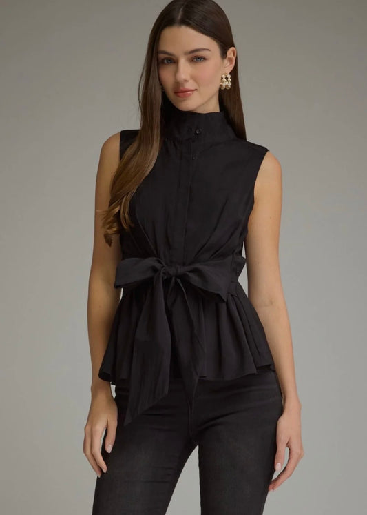 Entro Black Tie Front Top (T33084)