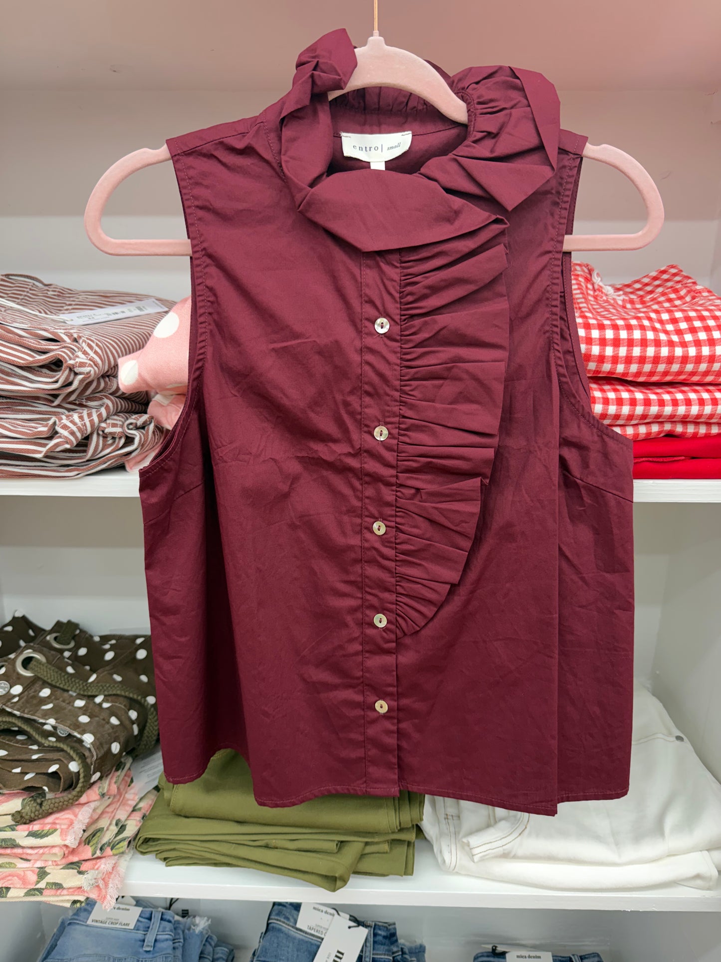 Entro Burgundy Top (T32959)
