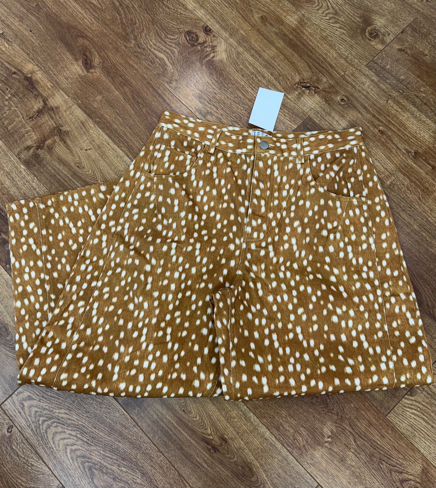 Pretty Follies Fawn Printed Pants (CP10398)