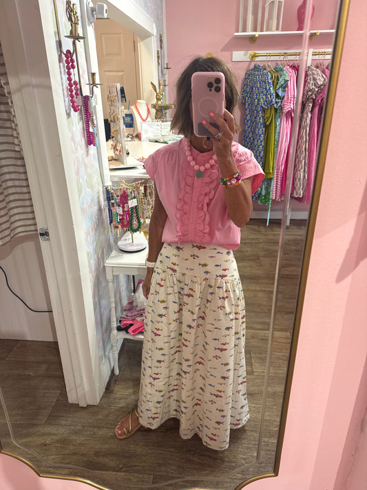 Pretty Follies TCEC Cream Fish Skirt