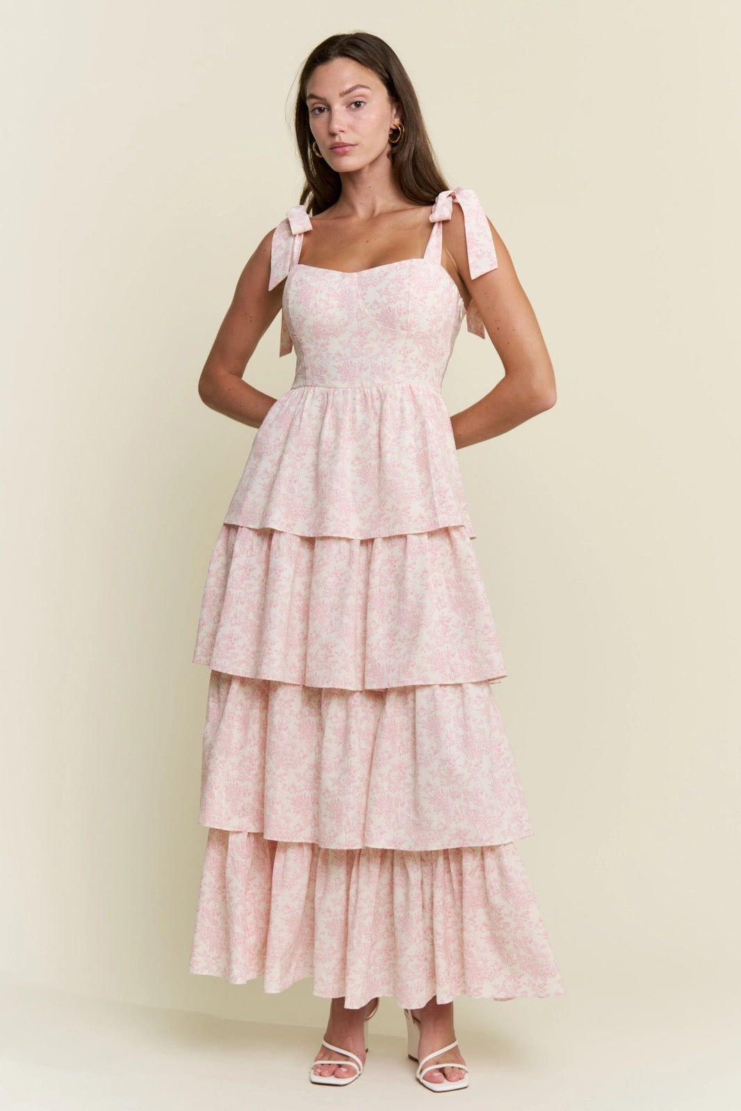 J. NNA Floral Dress