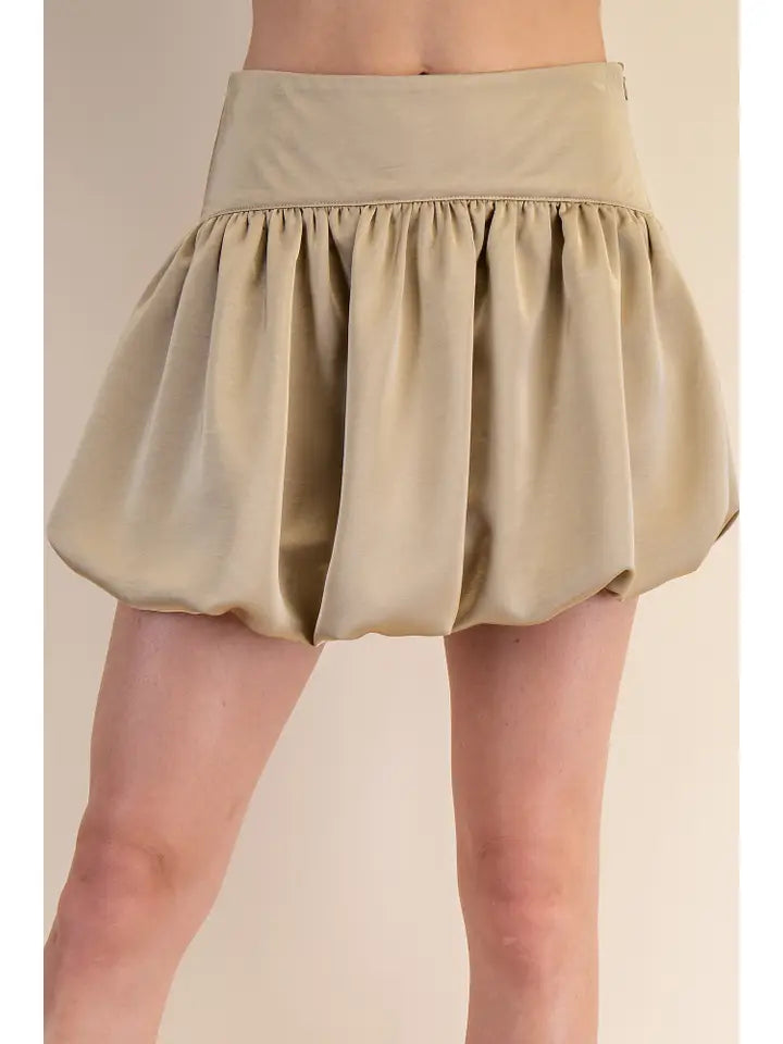 Glam Bubble High Waisted Skirt
