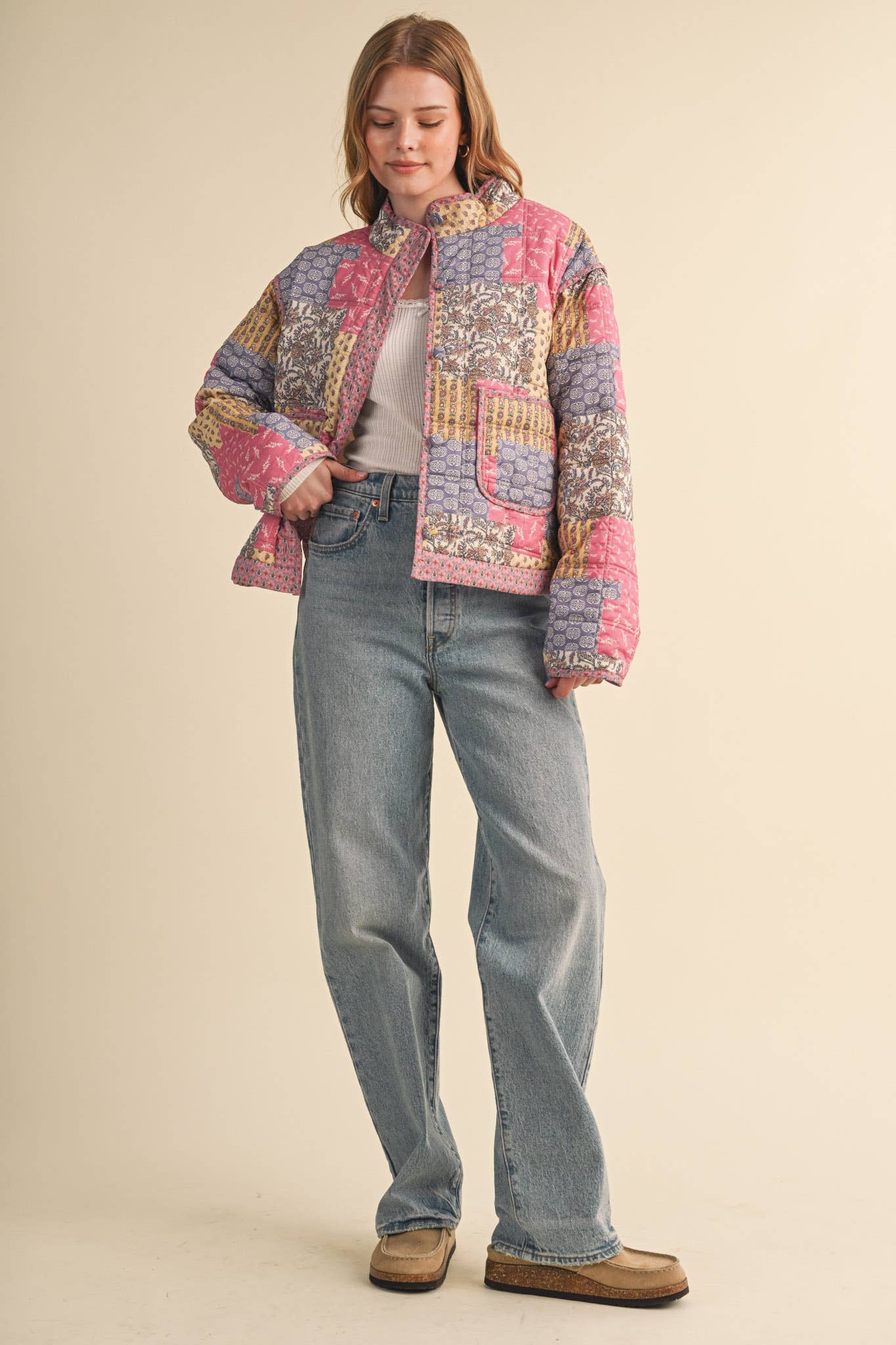 &Merci Patchwork Quilted Jacket