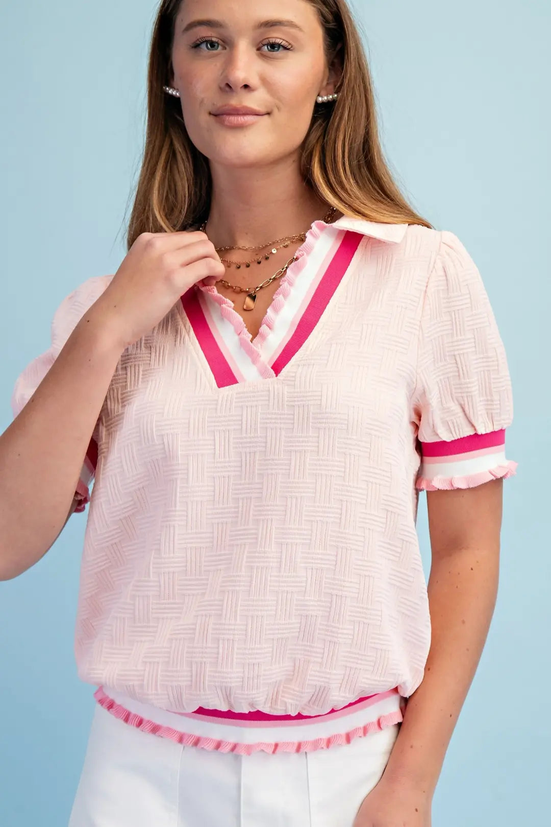 Gigio Light Blush Top
