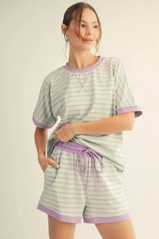 Jodifl Mint/Lavender Short Set