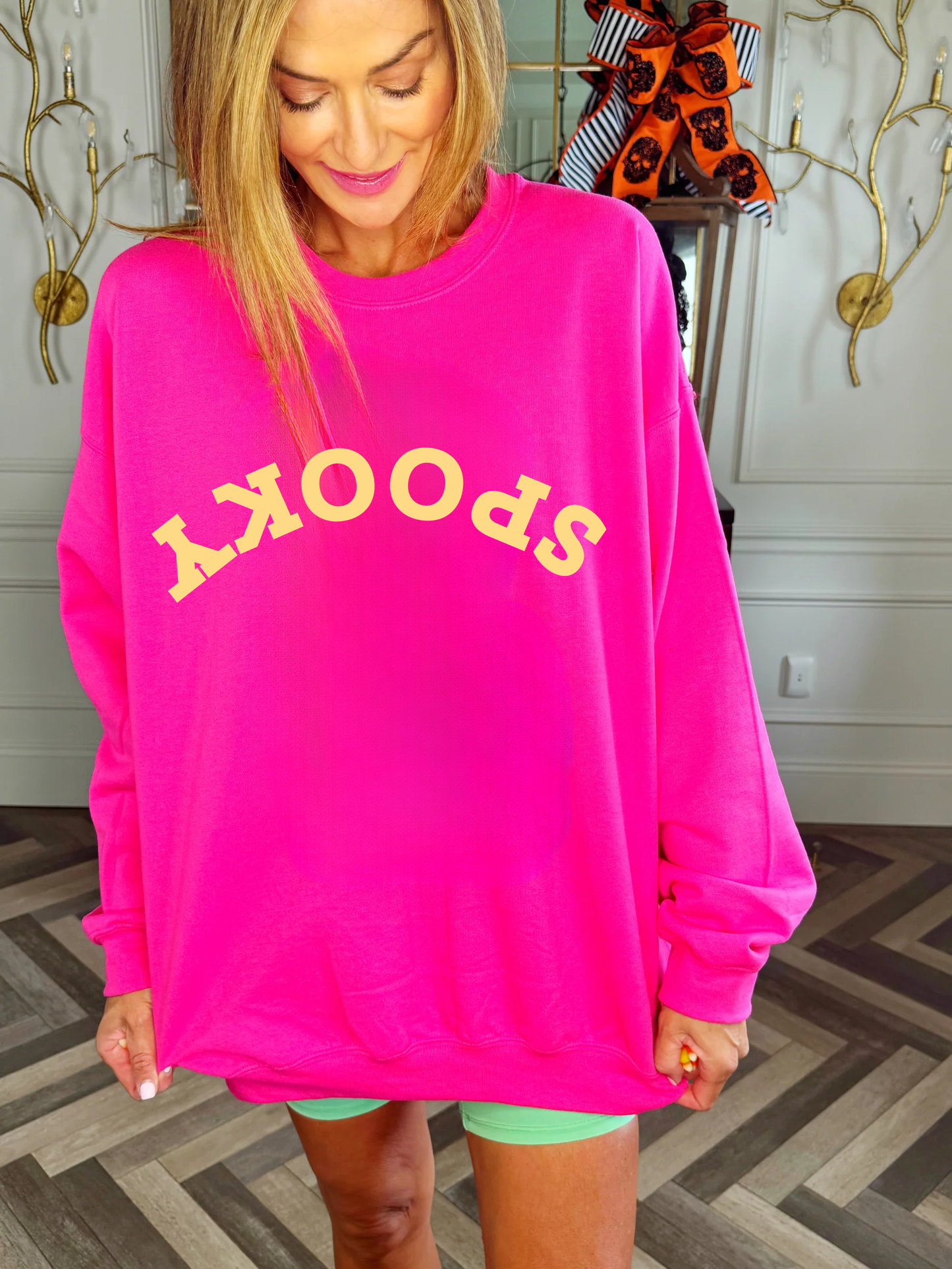 Puff Upside down Spooky Sweatshirt