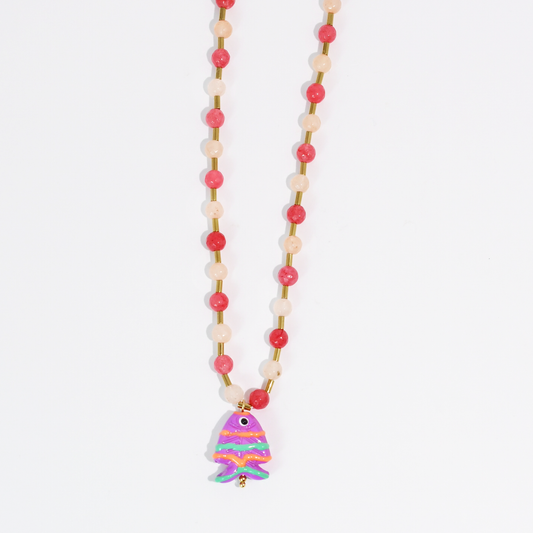 Treasure Jewels Sugar Fish Necklace