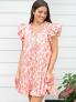 Michelle McDowell Spring it on Coral Abby Dress