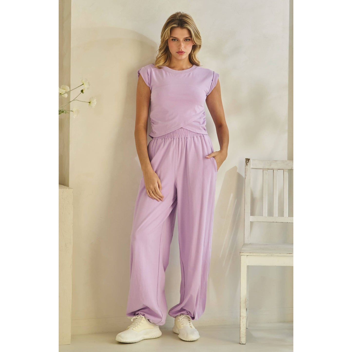 Veveret Lilac Sky Drift Lounge Set