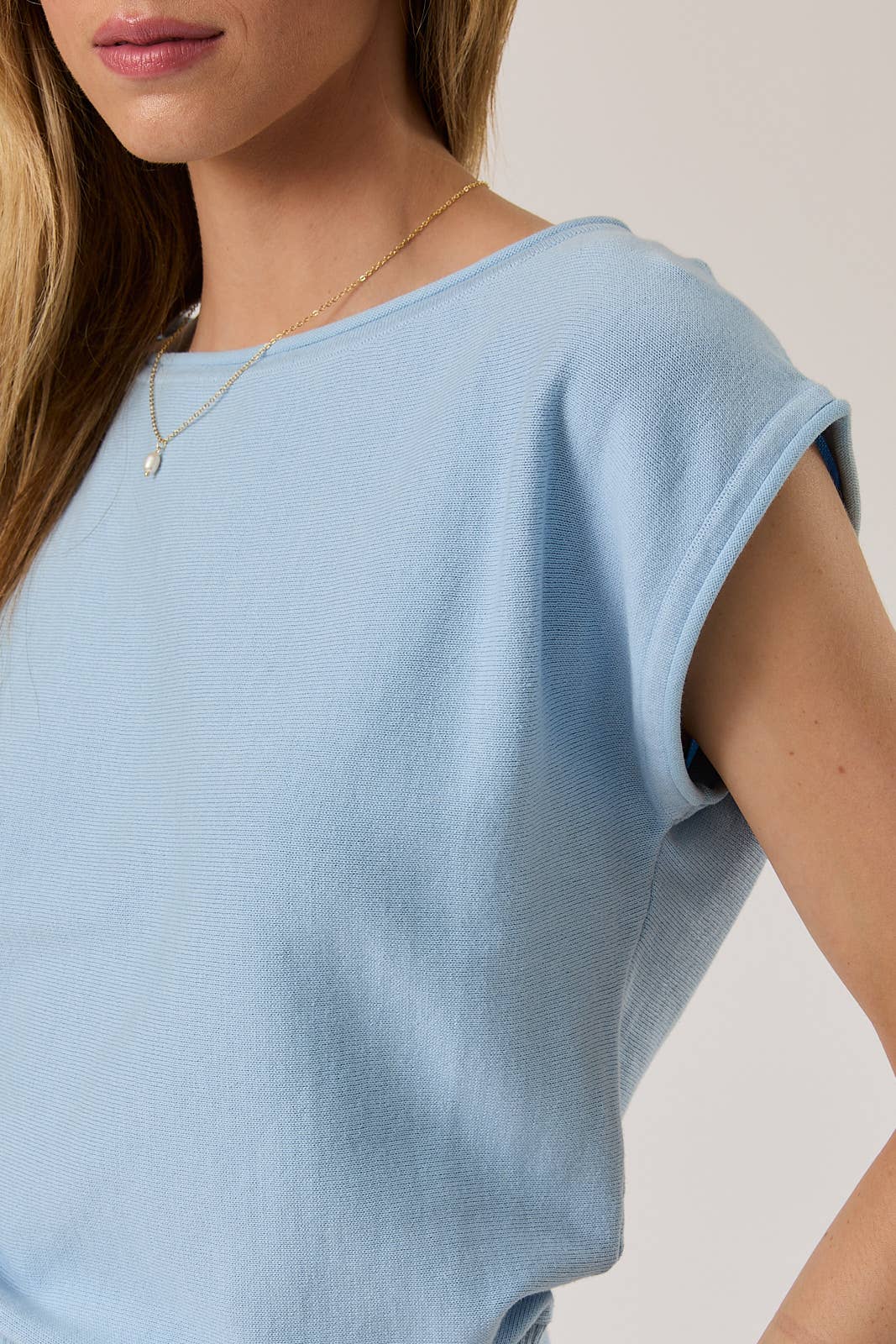 Sunday Edition Boat Neck Knit Top
