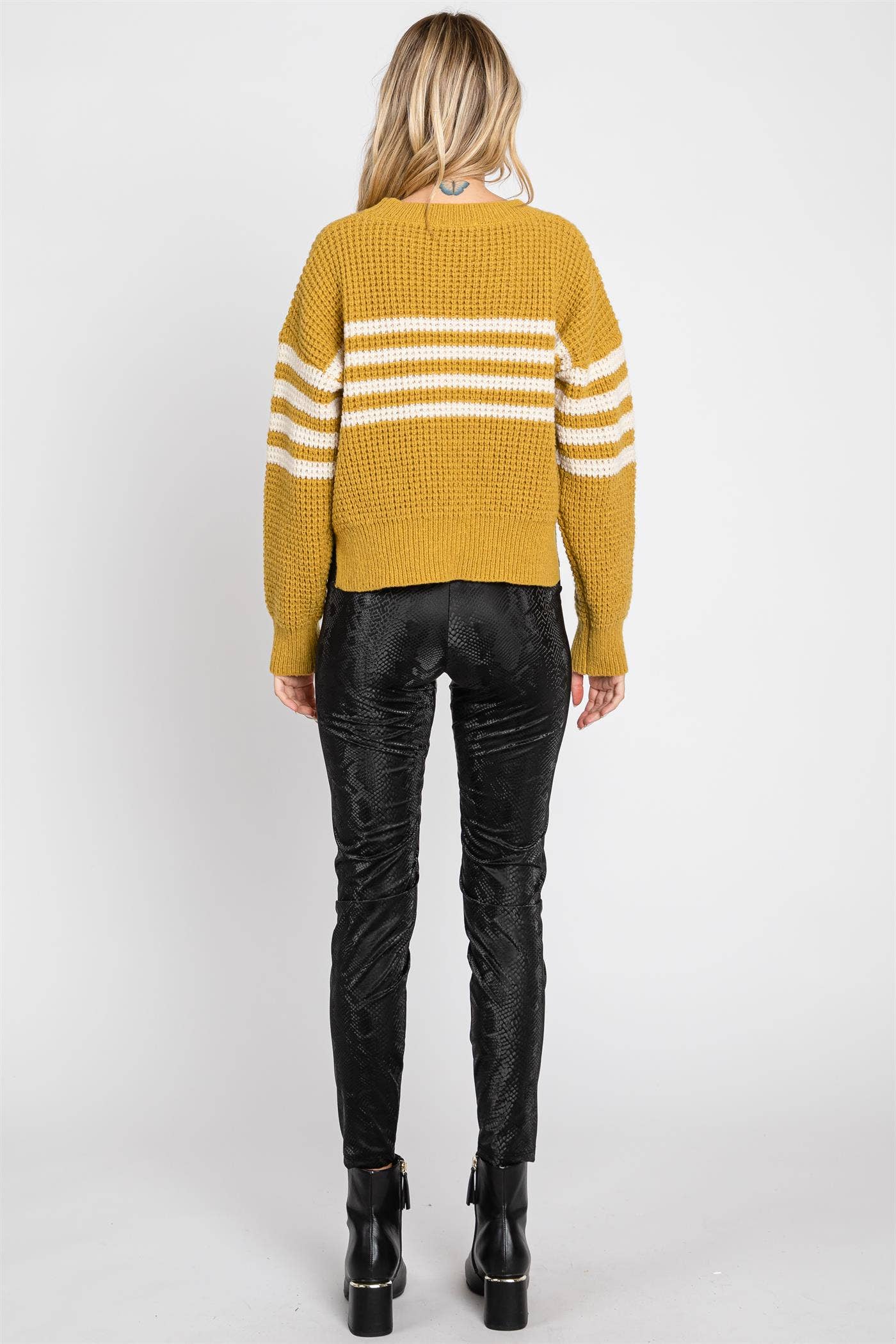 Waffle Knit Cardigan: SW1899