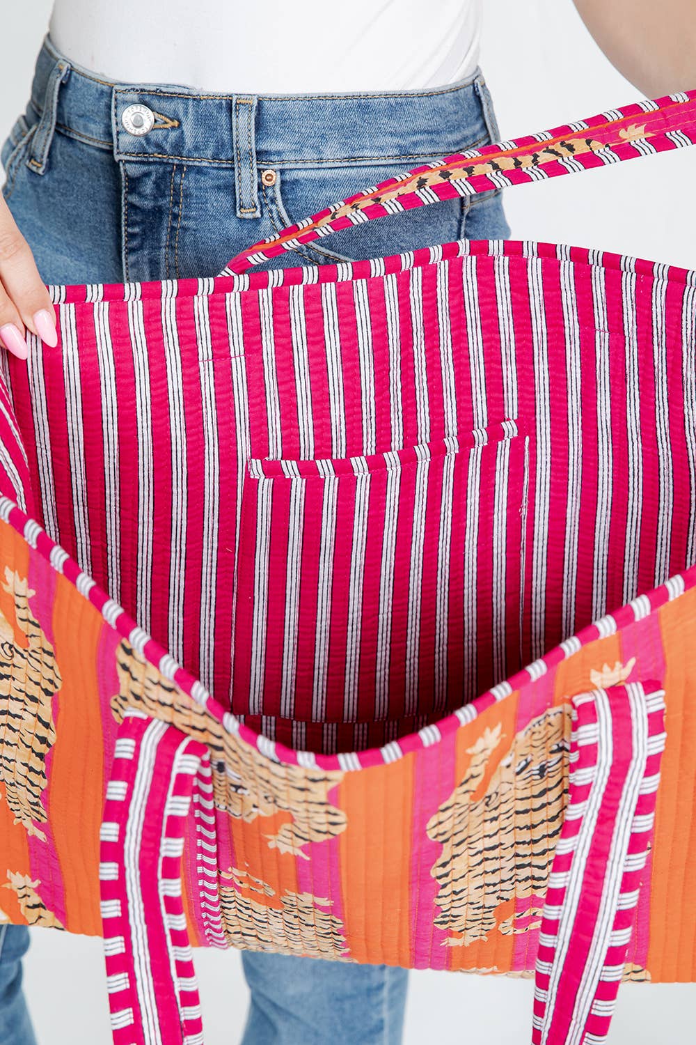 LA Soul Tiger Handmade Reversible Tote Bag